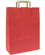 sacchetto di carta rosso